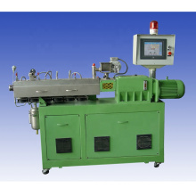 Twin Screw Plastic Compounding Lab Scale Extruder for Plastified Fluoroplastics Devolatilization Pelletizing Production Line